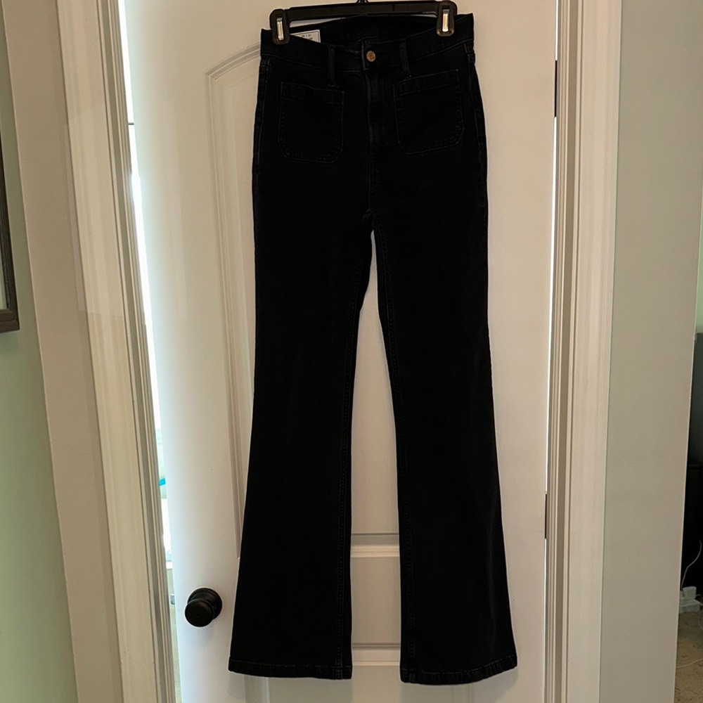 GAP Black Flare Leg Jeans 26L
